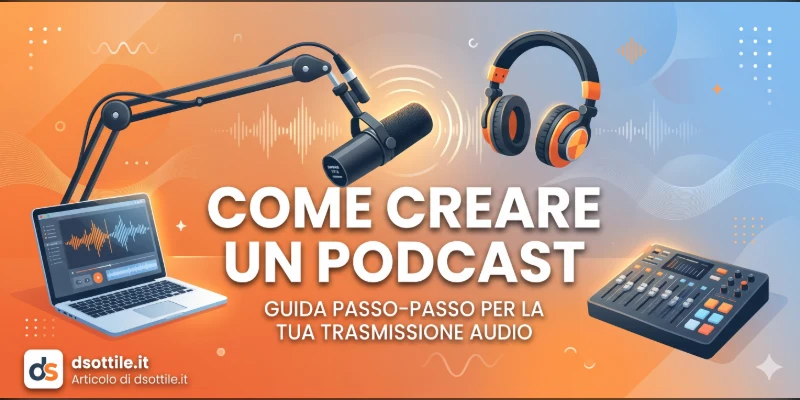 guida come creare un podcast dsottile