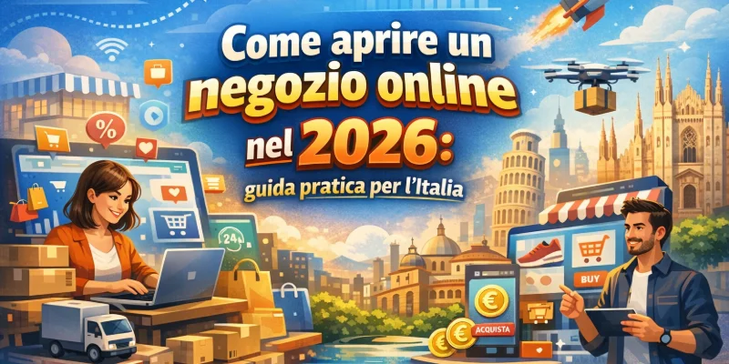 come aprire negozio online 2026